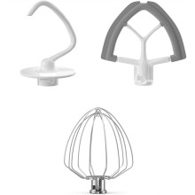 Attachments and Accessories for 4.5-5 Quart Tilt- Stand Mixers K45WW 6-Wire Whip, Flat Beater Paddle