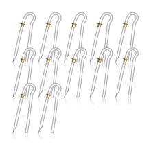 12 Stuks Voorgevormde BTE-Oorstukjes voor Hoortoestellen, 3,5 X 2 mm, Vervangingsbuisjes voor Hoortoestellen met Gouden Sluiting