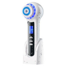 Brosse Nettoyante Électrique 5 en 1 pour le Visage : Aspirateur de Points Noirs et Brosse Rechargeable pour un Nettoyage en Profondeur des Pores