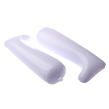1 Pair 12 Inch White Film Inflatable Boot Stretcher Shaper Shoe Tree