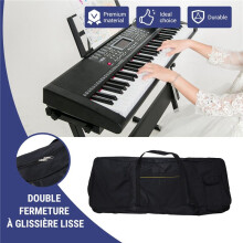 Tragbare 61-Tasten-Tastatur Elektronisches Klavier Schwarze Handtasche