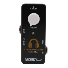 MOSKYAUDIO HEADPHONE AMP Micro-Type Headphone Amp Pedal de Efeito de Guitarra