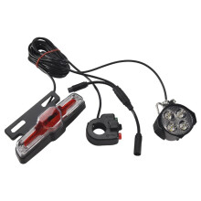 for Bafang BBS01 BBS02 BBSHD Mid Drive Motor Electric Bike Waterproof  Light Set with Brake Turn Signal Bike Light