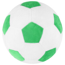 Voetbalsportbal Sierkussen Gevuld Zacht Pluche Speelgoed voor Peuter Baby Jongens Kindercadeau, 8 Inch LX 8 Inch WX 8 Inch H, Groen