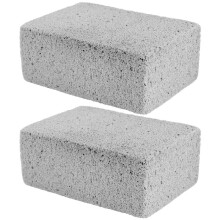 2 PièCes Briques de Nettoyage de Gril de Barbecue Mousse de Nettoyage de Gril de Barbecue RéUtilisable pour Enlever les Taches D'Huile pour les