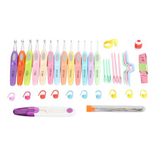 Set di uncinetti 2,5-10,0 mm, 13 pezzi, multicolore