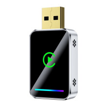 Adaptateur Carplay Sans Fil 2 en 1 pour IOS/Android Auto, , Carplay, USB, Ai Box, Carplay Intelligent, Plug And .