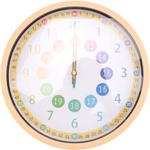 Reloj de Pared Silencioso Sin Tictac para NiñOs, Reloj Decorativo Colorido con Pilas para NiñOs, Dormitorio, Escuela, Aula