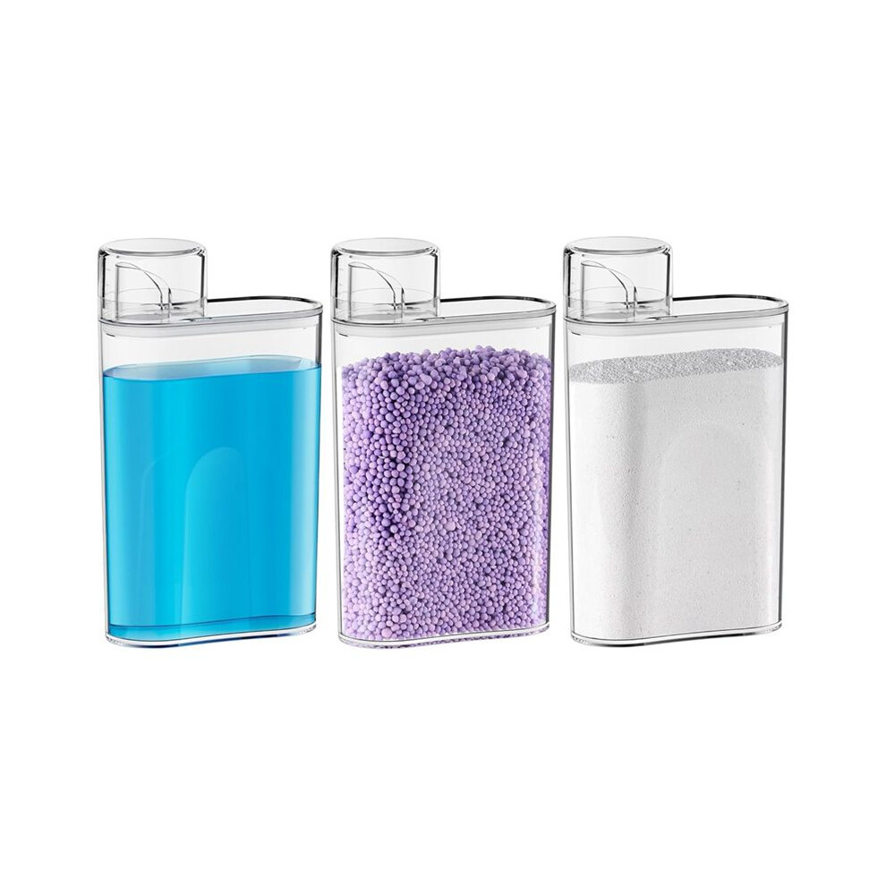 3Pcs Laundry Detergent Dispenser,Fabric Softener Dispenser,Laundry Detergent Organizer For Laundry Room Organization 6134220665146
