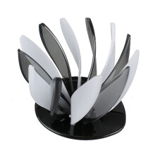 Filtr do Kawy Drip Hand Brew Coffee Filter Coffee Dripper Spiralny Rib Design na 1-4 Filiżanki do Domu i Biura Czarny + Biały