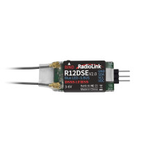 Radiolink R12DSE RC Receiver 12-CH Supports SBUS and PPM Signals 2.4G Signal for RC Transmitter