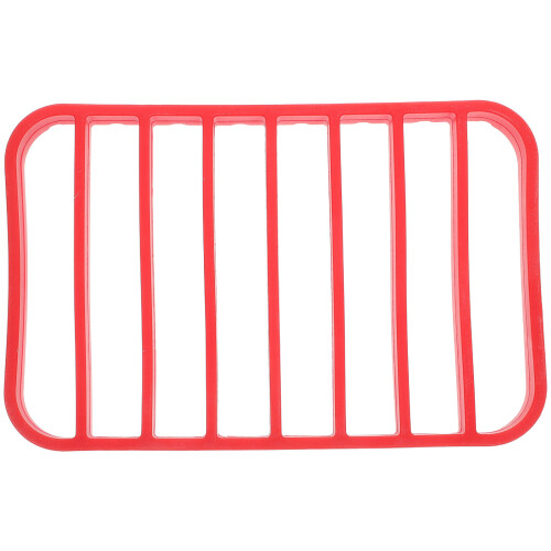 2Pièces Rôtissoire Silicone Rouge Aliments Cuisson Facile