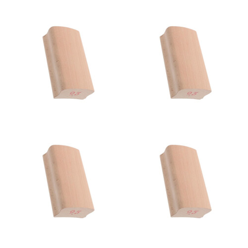 4Pcs Wood Radius Sanding Block for Guitar Maintenance Luthier Tool 2