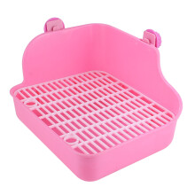 2Stk Haustier Töpfchen Trainer Pink Für Kaninchen Hamster Frettchen