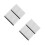 80Pcs Silver Blind and Shutter Repair Hardware Nails for Louvers 8