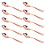 72Pcs Rose Gold Mini Smooth Polished Dessert 1