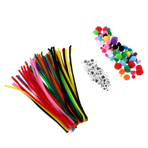 1000Pcs Assorted Color Soft Pipe Cleaners Bulk for Creative DIY Crafts 2