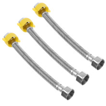 6Pcs Easy-Connect Stainless Steel Bathroom Shower Hose for Home