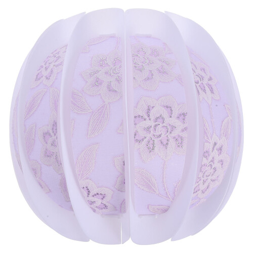 2Pièces Abat-Jour Violet Design Simple Style Pour Lampe