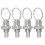 8Pcs Silver Spring Plunger with Pull Ring Stainless Steel Safety Pins 1