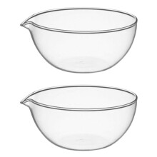 6Stk Transparente Glasschalen Salat Dessert Schüssel Küchenbedarf