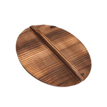 2Stk Topfdeckel Holz Anti-Spritzschutz