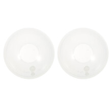 6Pièces Caches-Lait En Silicone Transparent Pour Collecte Réutilisable
