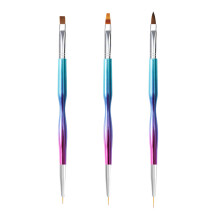 6Pièces Nail Art Double Embout Premium