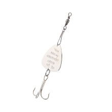 3Stk Silber Angelhaken Schlüsselanhänger Personalisierte Geschenk