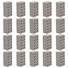 60Pcs DIY Layout Brick Decors Light Brown Miniature Wall Bricks