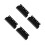 4Sets Black Acrylic Dart Rack Wall Mount Organizer for Room 4