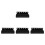 4Sets Black Acrylic Dart Rack Wall Mount Organizer for Room 5