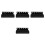 4Sets Black Acrylic Dart Rack Wall Mount Organizer for Room 7