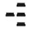 4Sets Black Acrylic Dart Rack Wall Mount Organizer for Room 8