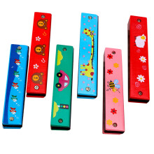 12Stk Holzmundharmonika Musikinstrument Lernspielzeug Kinder