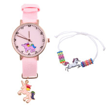 4Pièces Quartz Rose Bracelet Accessoire