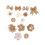 38Stk Burlap Blumen Stoffblumen Accessoires 1