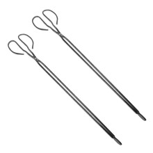 4Stk Feuerzangen Langgriff Holzgreifer Für Outdoor Grill Bunt