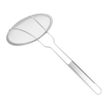 3Pcs Stainless Steel Skimmer Ladle Silver Kitchen Strainer for Frying