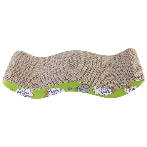 3Pièces Planche Gratte-Chat Ondulé Durable Coloré Pour Chat
