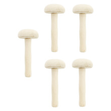 10Pièces Rouleaux Champignon Bois Beige Durable Pour Art Gravure