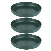 6Pièces Bases Pour Pots Plate Vert Robuste