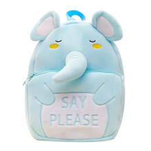 3Pcs Soft Plush Kids Backpack Elephant Design for School and Day Trips