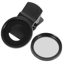 3Pièces Objectifs Filtre Cpl Téléphone Noir 37Mm Photographie Mobile