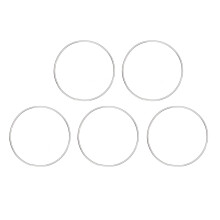 30Pcs Sturdy Silver Metal Rings for Dreamcatcher and Dress Projects
