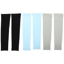 12Pairs Unisex Ice Silk Outdoor Arm Sleeves for Summer Uv Protection