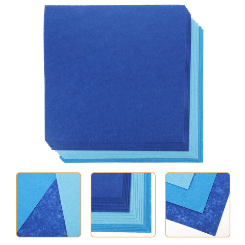 54Pièces Feutrine Bleue Pour Bricolage Enfant Projets DIY