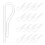 2000Pcs Transparent Plastic Shirt Clips for Storage Garment Organizing 1