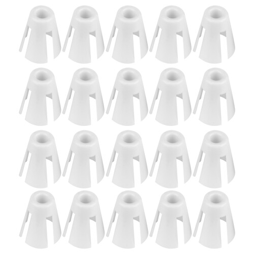 40Stk Nähfaden Fixierclips Weiß Kunststoff Sewing Machine Fixing Claw