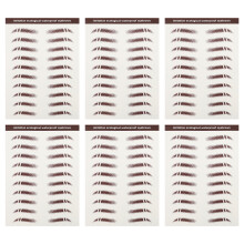 18Stk Braune Fake Augenbrauen Sticker Für Makeup Blogger Und Styling
